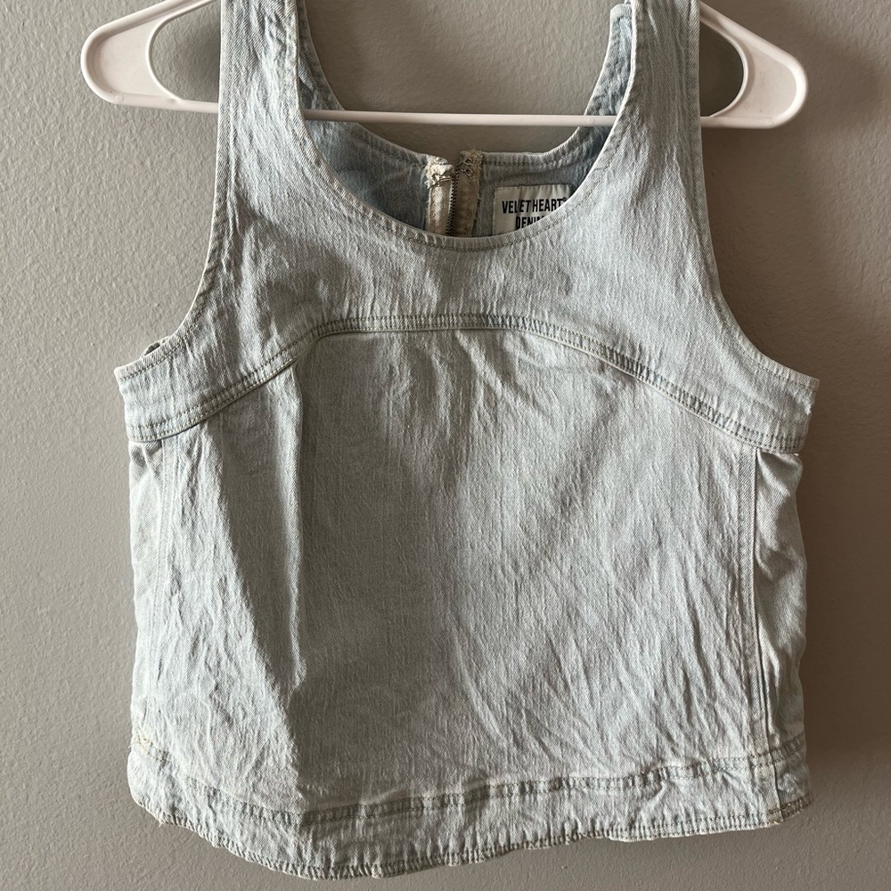 Light Denim Tank Top